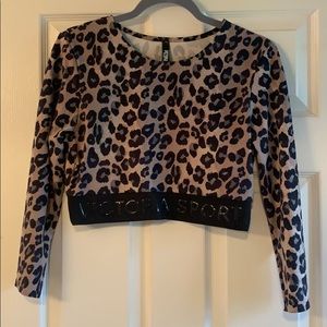 Victoria secret long sleeve crop top